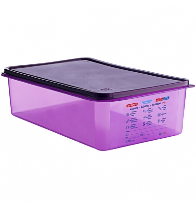 Polypropylène hermétique Antiallergène Sans BPA GN 1/3 (325x176mm) Hauteur 150mm. 6L. Araven 61393