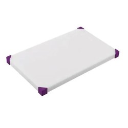 Tabla de corte de polipropileno antialérgenos sin BPA 604x404 mm