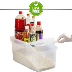 Contenedor dispensador a granel de polipropileno sin BPA 480x230mm.