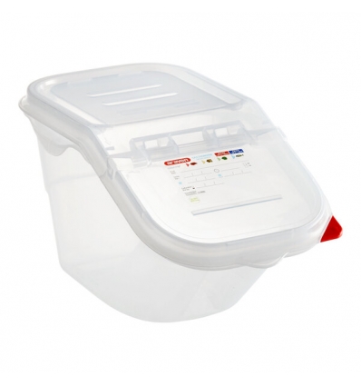 Contenedor dispensador a granel de polipropileno Sin BPA 480x230mm. Altura 227mm. 14L. Araven 9308