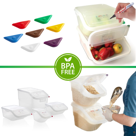 Contenedor dispensador a granel de polipropileno sin BPA GN 2/3 (415x340mm)
