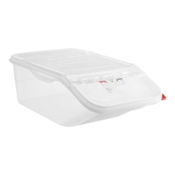 Contenedor FIFO de polipropileno sin BPA GN 1/1 (565x340mm).Altura 200mm