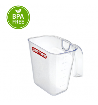 Pala libradora de policarbonato 18 cl SIN BPA (250x80x55 mm). Araven 9457