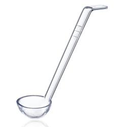 Cacillo transparente para buffet 21,6cm - 25ml. Araven 91700.