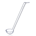 Cacillo transparente para buffet 21,6cm.Capacidad: 25ml. Araven 91700