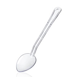 Cuchara de policarbonato transparente (33,3x7,3cm). Araven 91704.