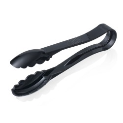 Pinza para ensalada policarbonato negra 23cm. Araven 41705.