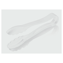 Pinza para ensalada policarbonato blanca 23cm. Araven 1705.