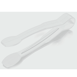 Pinza plana policarbonato blanca 23cm. Araven 1706.