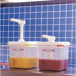 Soporte para 2 dispensadores de salsa sin BPA. Araven 1361.