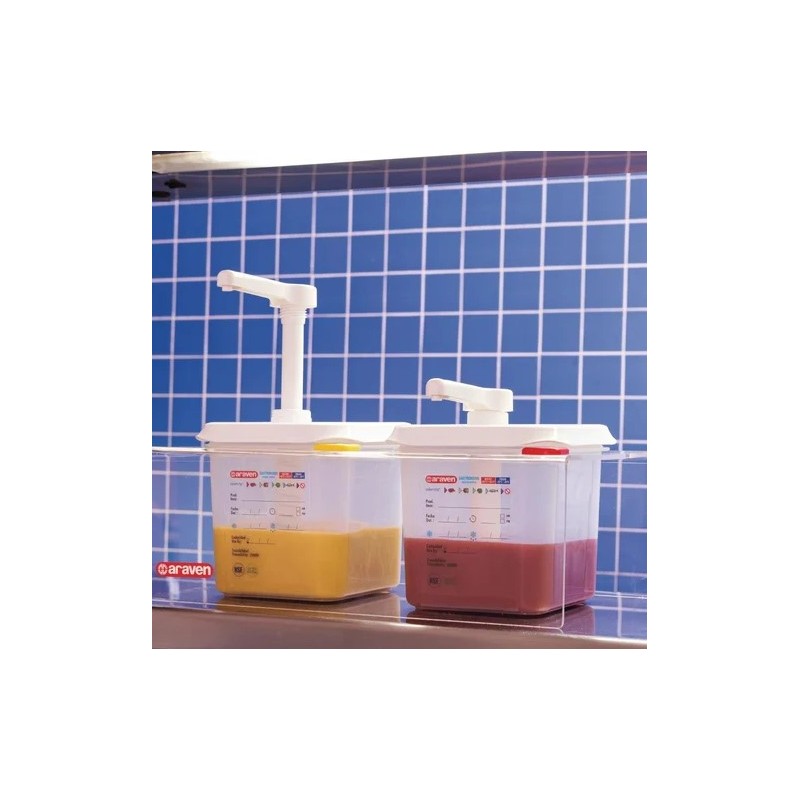 Soporte para 2 dispensadores de salsa sin BPA. Araven 1361.