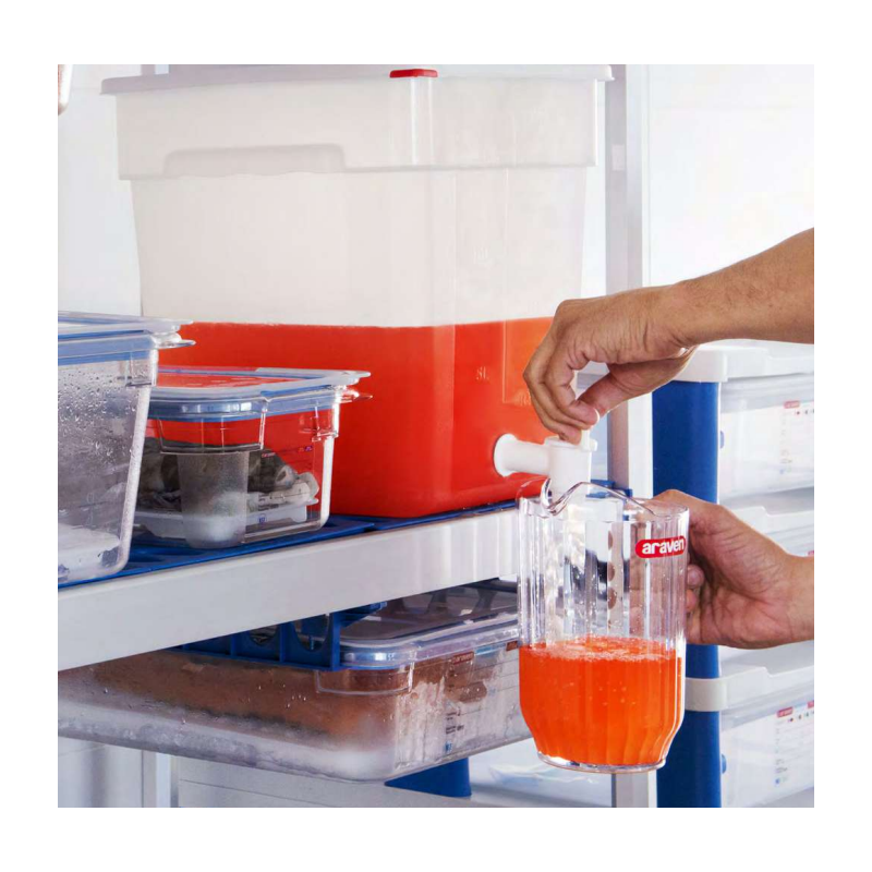 Grifo para líquidos de policarbonato 18L. Araven 1368.