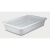 Cubeta sin tapa GN 1/1 (530x325x100 mm) polietileno Libre de BPA blanco. 13L. Araven 283