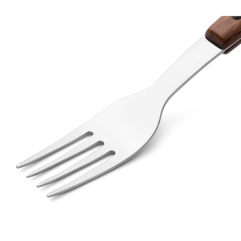 Tenedor Chuletero de Madera de Haya Comprimida 20 cm. Arcos 371600.