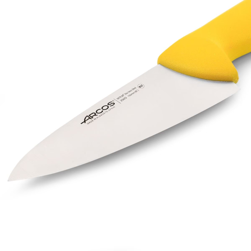 Cuchillo Cocinero Serie 2900 Amarillo 15 cm - Arcos 292000