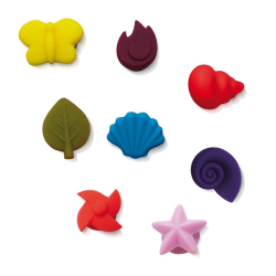 Marcacopas silicona 8 u. VIN BOUQUET FIA 010