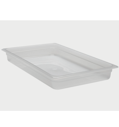 CUBETA GN 1/1 TRANSLÚCIDA POLIPROPILENO PROF. 6.5 CM CAPACIDAD: 8 L CAMBRO 12PP-190