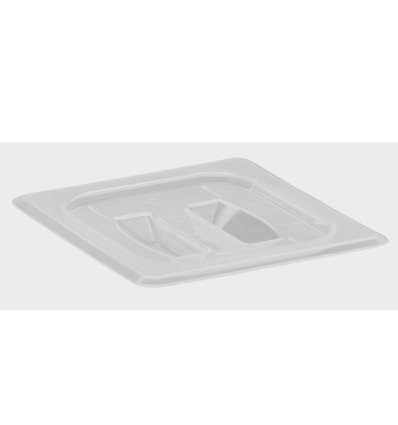 TAPA GN 1/6 POLIPROPILENO CON ASA BLANCO TRANSLÚCIDO CAMBRO 60PPCH-190