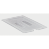 TAPA GN 1/3 POLIPROPILENO CON MUESCA Y ASA BLANCO TRANSLÚCIDO CAMBRO 30PPCHN-190