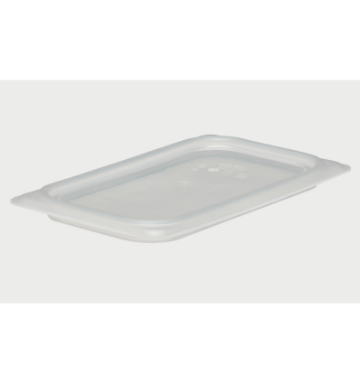 Tapa hermética GN 1/4 - 16.2 x 26.5 cm - Blanco translúcido CAMBRO 40PPCWSC-190