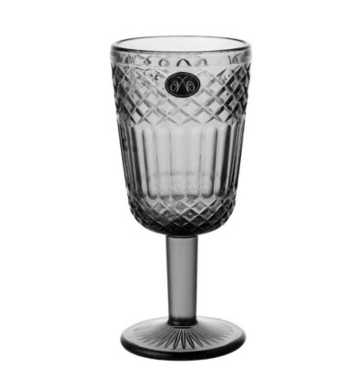 Graue Gläser mit Relief "Moos" IKONIC 24cl 16.5 cm (24 Stück) 7909010