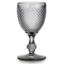 Copas transparentes con relieve "diamantes" BICOS 28cl Ø8.8x17cm (4 unidades) VISTA ALEGRE 49000000