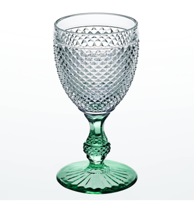 Copas transparentes con relieve "diamantes" BICOS 28cl Ø8.8x17cm (4 unidades) VISTA ALEGRE 49000000