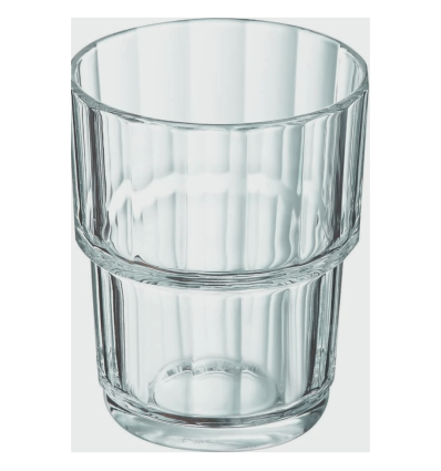 Vasos bajos vidrio templado 20 cl NORUEGA (6 uds)