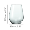 Vasos bajos 42cl Ø8.5x10.9 cm. AUTHENTIS CASUAL SPIEGELAU 4808002 (12 unidades)