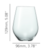 Vasos bajos 63cl Ø9.6x12.9 cm. AUTHENTIS CASUAL SPIEGELAU 4808035 (12 unidades)