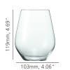 Vasos bajos 62.5cl Ø10.3x11.9 cm. AUTHENTIS CASUAL SPIEGELAU 4808000 (12 unidades)