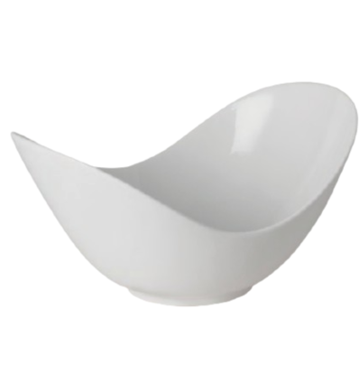 Bowls barca wavy blancas 90cc 11.5x7x6 cm Eurodra 01S1130 (12 unidades)