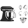 KITCHDEN AID RIVER 5KSM125EOB ROBOT DE COCINA ARTISAN NEGRO 4,8 L. 275 W. 4 ACCE