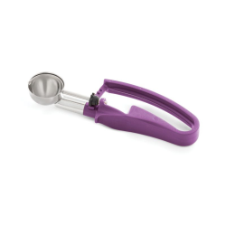 Racionador inox para helado de 21 ml 41mm morado