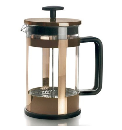 Cafetera émbolo francesa para 3 tazas cobre (0,35L). Lacor 62173