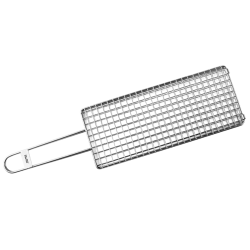 Parrilla Doble Acero Inoxidable 30x12x1 cm Ibili 770401 (6 unidades)