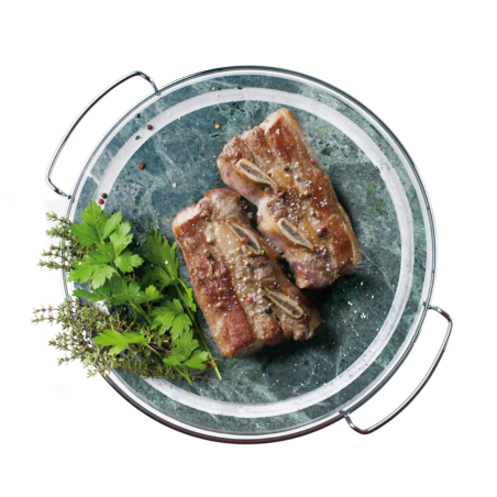 Grill piedra Ø30 cm con 3 quemadores Ibili | Hostelería