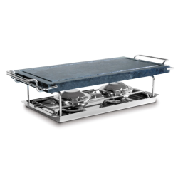 Grill Piedra Rectangular 37x18 cm Ibili 755000 (2 unidades)