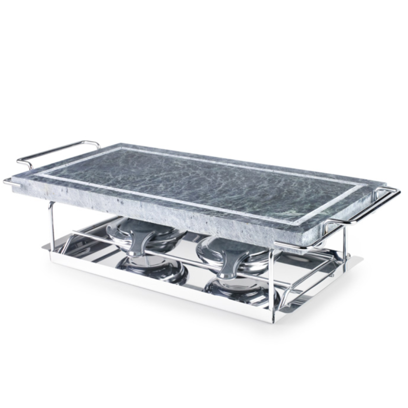 Grill Piedra Rectangular 37x18 cm Ibili 755000 (2 unidades)