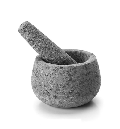 Mortier en granit avec pilon Ø10.5x7.5 cm 225 ml. Lacor 60517