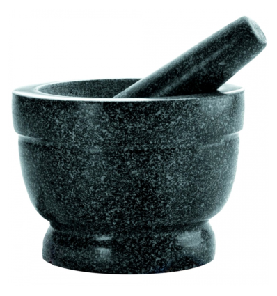 Mortier en granit avec pilon Ø16x12 cm 600 ml. Lacor 60516