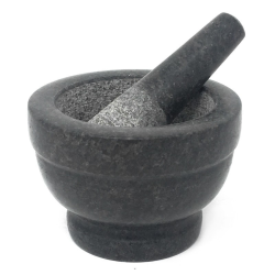 Mortero de granito con mano Ø12x8 cm 250 ml. Lacor 60512