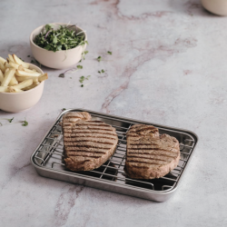 Maza ablandacarne inox 18/10 negra 6x3 cm. Lacor 61250