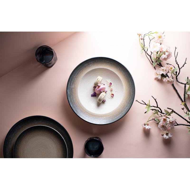 Plato presentación coupé Ø 30 cm Canyon. ID Fine 20169-111030 (6 unidades)