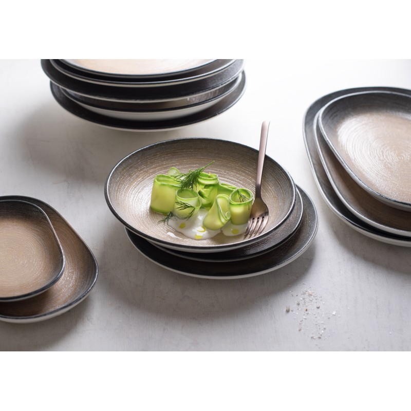 Fuente rectangular 12 x 8cm Canyon. ID Fine 20169-153113 (12 unidades)