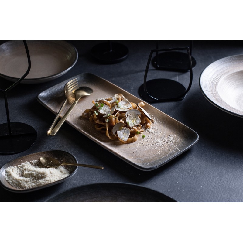 Fuente rectangular 34 x 16 cm Canyon. ID Fine 20169-151630  (6 unidades)