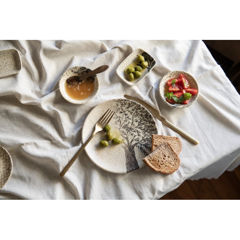 Plato para postre  Ø 21 cm Wise. ID Fine 20185-111021 (12 unidades)