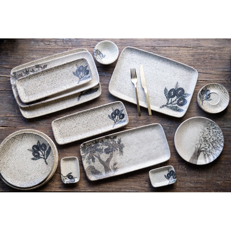 Plato rectangular 10x 7 cm Wise. ID Fine 20185-153111 (12 unidades)