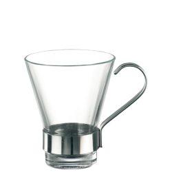 Vasos de Café con Asa Inox YPSILON 11 cl BORMIOLI (24 unidades)