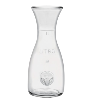 Botellas de agua MISURA 1L Ø10.8x26.1 cm. BORMIOLI 184179MU3321990 (6 unidades)